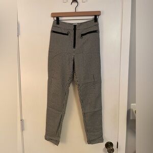 Urban outfitters, black, and white pant